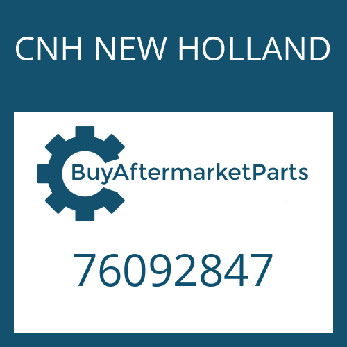 CNH NEW HOLLAND 76092847 - ASSY-TURBINE SHAFT, DRUM & PLUG