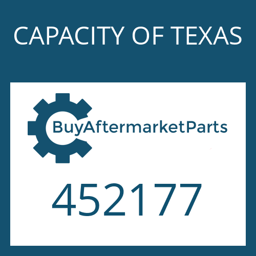 CAPACITY OF TEXAS 452177 - DRIVE FLANGE, COMPLETE