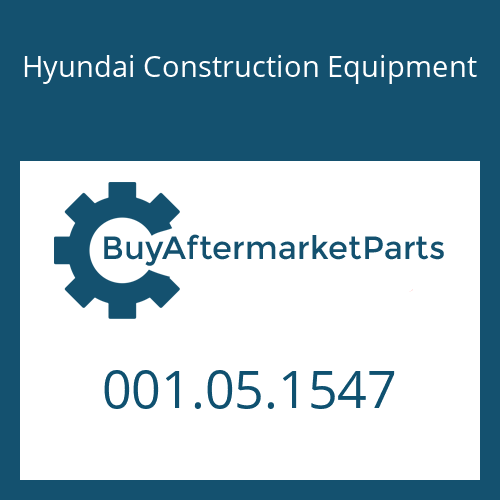 Hyundai Construction Equipment 001.05.1547 - O-Ring