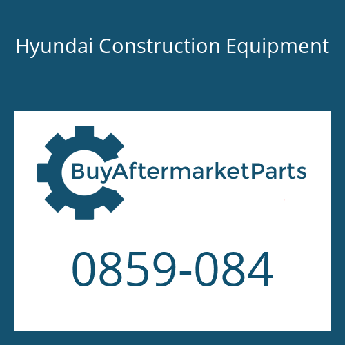 Hyundai Construction Equipment 0859-084 - Back Up