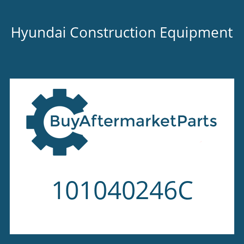 Hyundai Construction Equipment 101040246C - PAD-LOWER