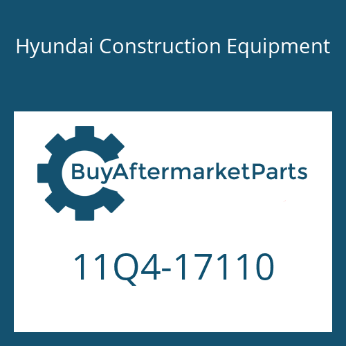 Hyundai Construction Equipment 11Q4-17110 - PLATE
