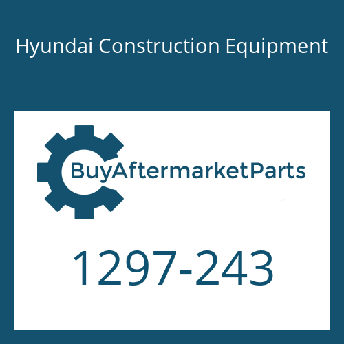 Hyundai Construction Equipment 1297-243 - Spacer