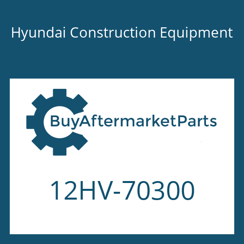 Hyundai Construction Equipment 12HV-70300 - INSULATOR