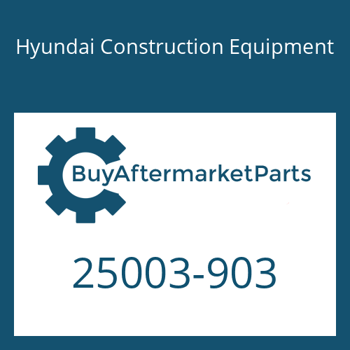 Hyundai Construction Equipment 25003-903 - O-RING