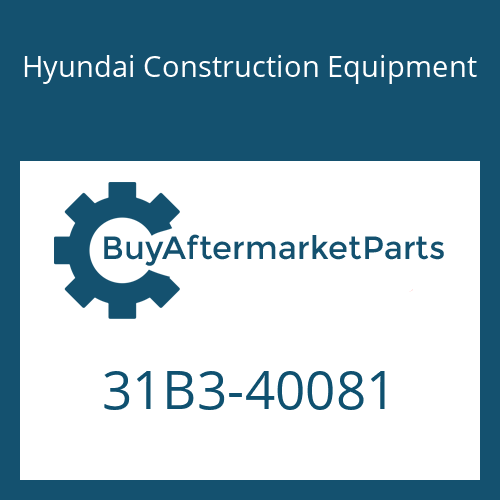 Hyundai Construction Equipment 31B3-40081 - BRACKET