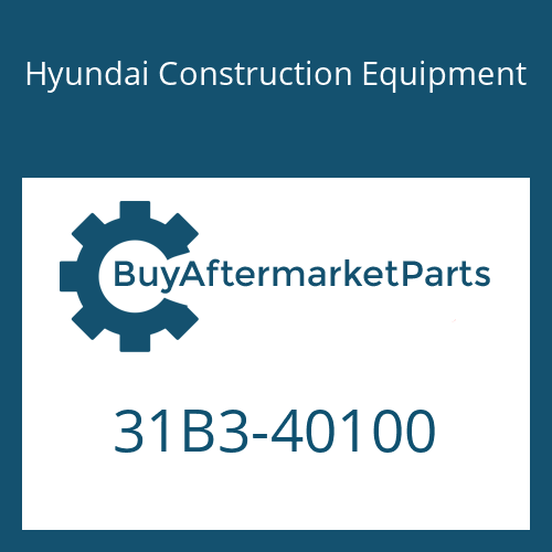 Hyundai Construction Equipment 31B3-40100 - CONNECTOR