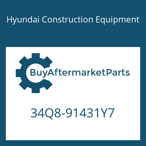 34Q8-91431Y7 Hyundai Construction Equipment PIPING KIT-HYD