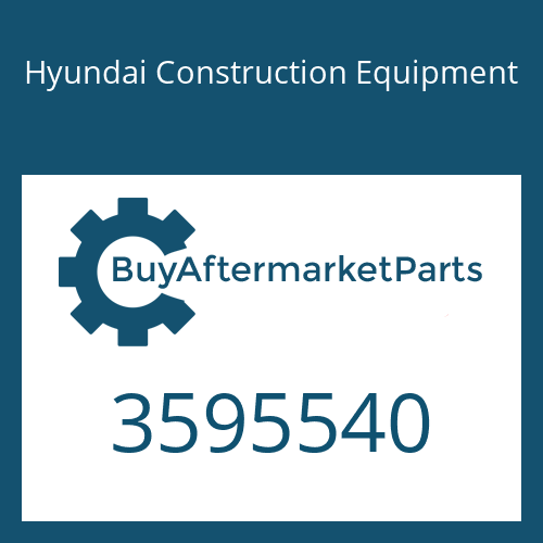 Hyundai Construction Equipment 3595540 - HOSE-PLAIN