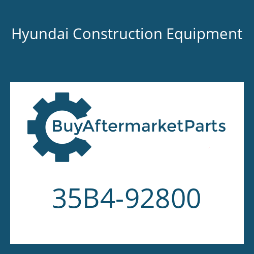 Hyundai Construction Equipment 35B4-92800 - BRACKET