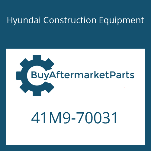 Hyundai Construction Equipment 41M9-70031 - POST-SWING