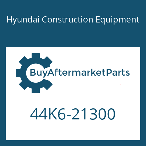 Hyundai Construction Equipment 44K6-21300 - BOLT-HEX