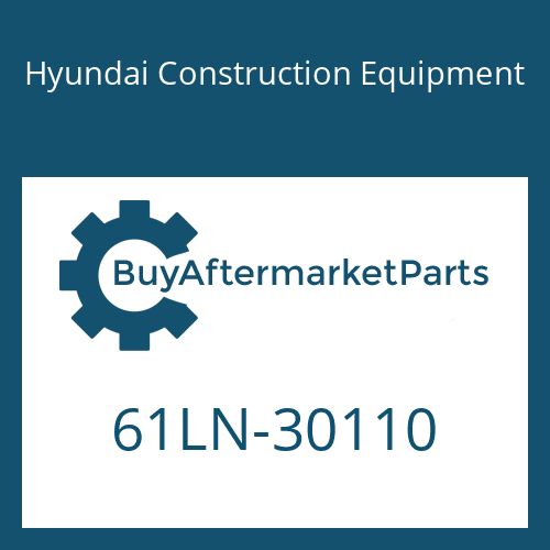 Hyundai Construction Equipment 61LN-30110 - Plate-Tapped