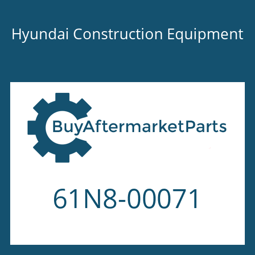 Hyundai Construction Equipment 61N8-00071 - PIN-CENTER