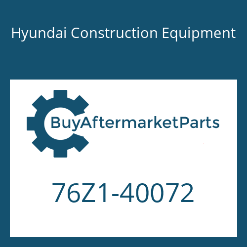 Hyundai Construction Equipment 76Z1-40072 - COVER ASSY-BATT