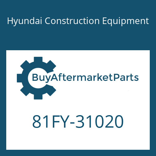 Hyundai Construction Equipment 81FY-31020 - MOTOR UNIT-DRIVE RH