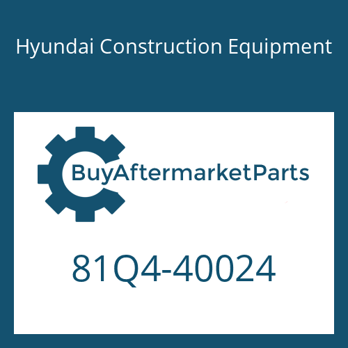 Hyundai Construction Equipment 81Q4-40024 - AXLE ASSY-REAR