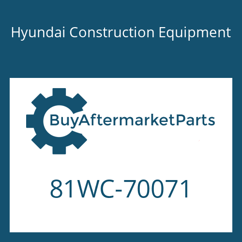 Hyundai Construction Equipment 81WC-70071 - PIPE ASSY-RH