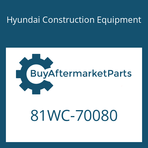 Hyundai Construction Equipment 81WC-70080 - PIPE ASSY-COOLING LH