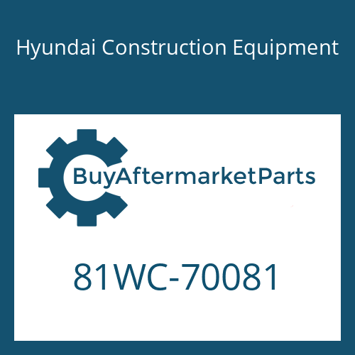 Hyundai Construction Equipment 81WC-70081 - PIPE ASSY-COOLING LH