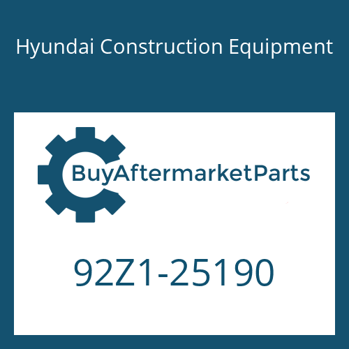92Z1-25190 Hyundai Construction Equipment DECAL-MODEL NAME LH