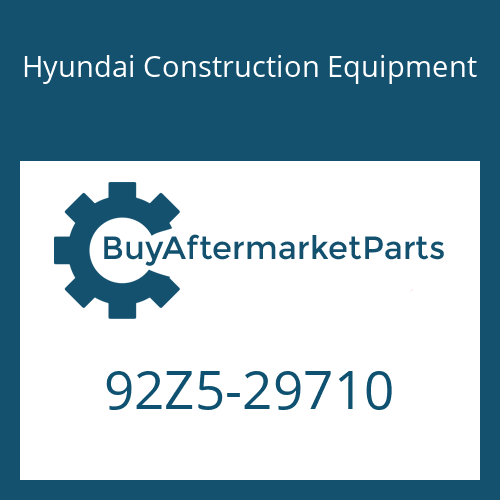 Hyundai Construction Equipment 92Z5-29710 - DECAL-SERVICE INSTRUCTION