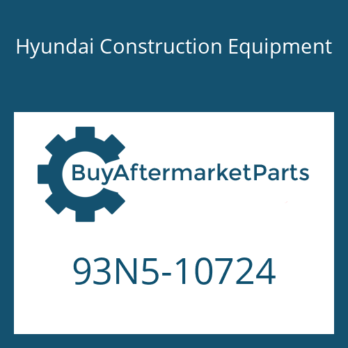 Hyundai Construction Equipment 93N5-10724 - DECAL-INSTRUCTION