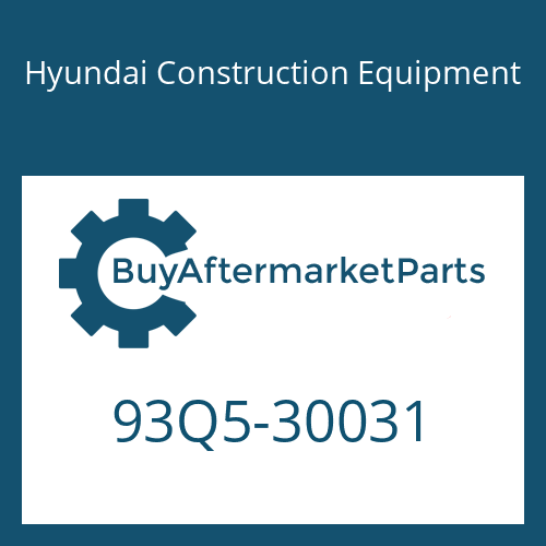 Hyundai Construction Equipment 93Q5-30031 - CATALOG-PARTS