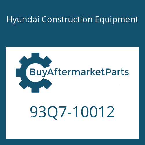 Hyundai Construction Equipment 93Q7-10012 - DECAL-MODEL NAME
