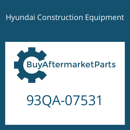 Hyundai Construction Equipment 93QA-07531 - DECAL-BAND FR LH
