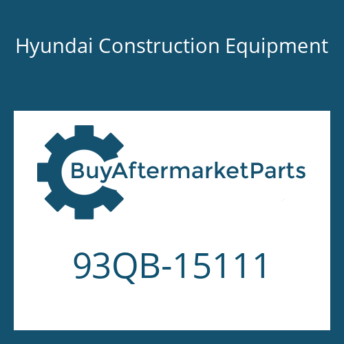 93QB-15111 Hyundai Construction Equipment DECAL-SERVICE INSTRUCTION