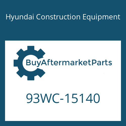 Hyundai Construction Equipment 93WC-15140 - DECAL-MODEL NAME