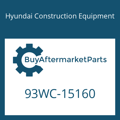 Hyundai Construction Equipment 93WC-15160 - DECAL-MODEL NAME