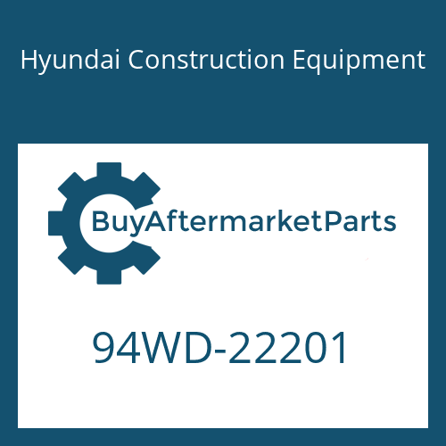 Hyundai Construction Equipment 94WD-22201 - DECAL-NOISE