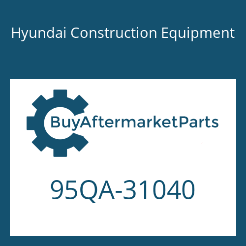 95QA-31040 Hyundai Construction Equipment MANUAL-OPERATOR