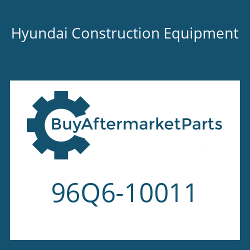 Hyundai Construction Equipment 96Q6-10011 - DECAL-MODEL NAME