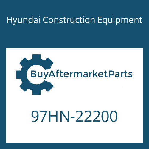 Hyundai Construction Equipment 97HN-22200 - DECAL-MODEL NAME