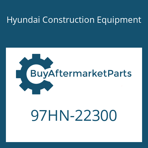 Hyundai Construction Equipment 97HN-22300 - DECAL-MODEL NAME