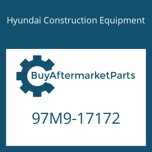 97M9-17172 Hyundai Construction Equipment DECAL-SERVICE INSTRUCTION