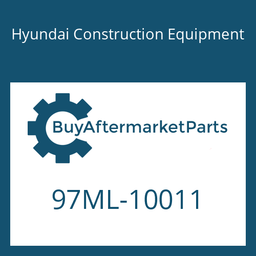 Hyundai Construction Equipment 97ML-10011 - DECAL-MODEL NAME