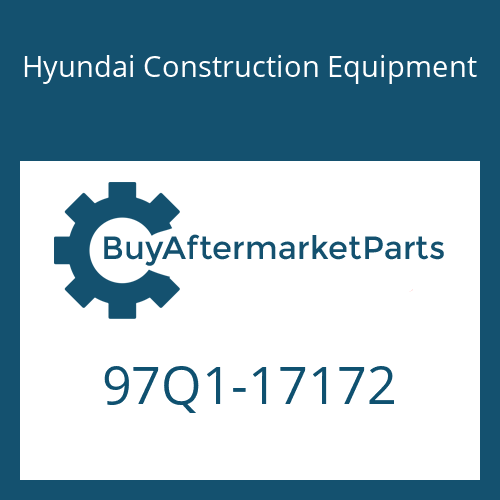 97Q1-17172 Hyundai Construction Equipment DECAL-SERVICE INSTRUCTION