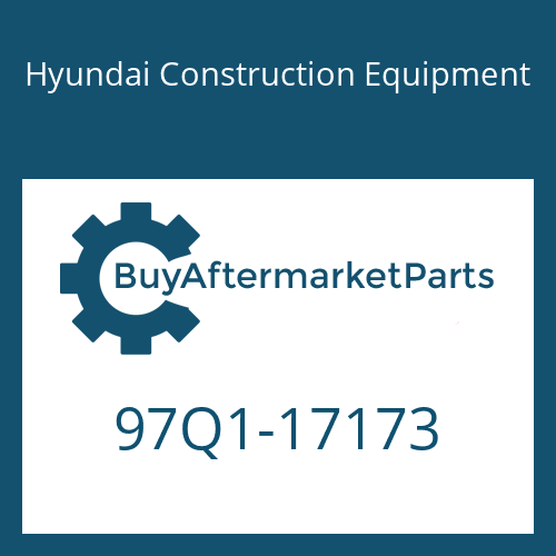 97Q1-17173 Hyundai Construction Equipment DECAL-SERVICE INSTRUCTION