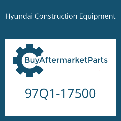 Hyundai Construction Equipment 97Q1-17500 - DECAL KIT-LIFT CHART