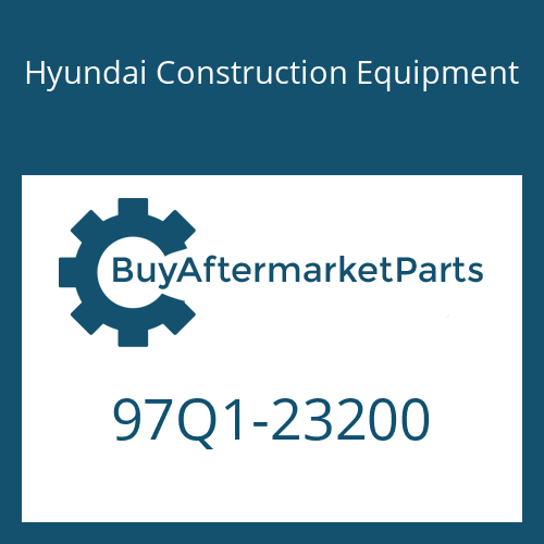 Hyundai Construction Equipment 97Q1-23200 - DECAL-SPEC