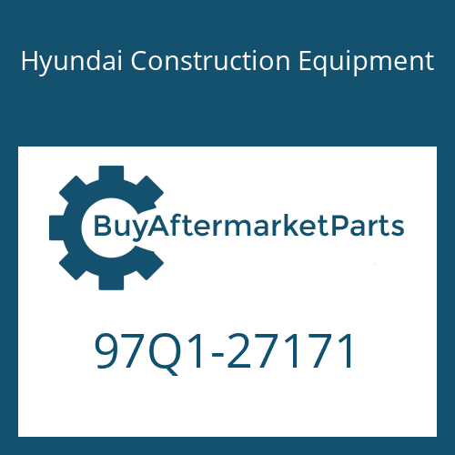 Hyundai Construction Equipment 97Q1-27171 - DECAL-SERVICE INSTRUCTION