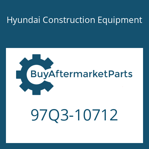 97Q3-10712 Hyundai Construction Equipment DECAL-SERVICE INSTRUCTION