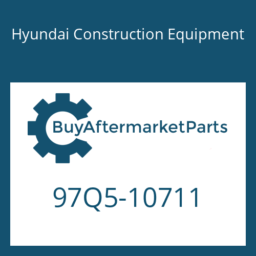 97Q5-10711 Hyundai Construction Equipment DECAL-SERVICE INSTRUCTION