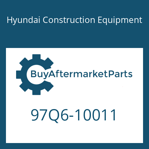 Hyundai Construction Equipment 97Q6-10011 - DECAL-MODEL NAME