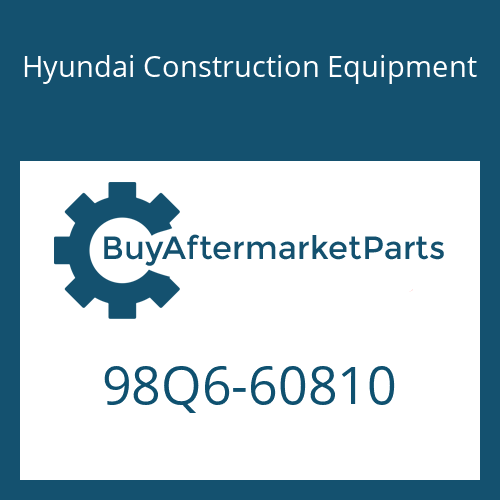 98Q6-60810 Hyundai Construction Equipment DECAL-SERVICE INSTRUCTION