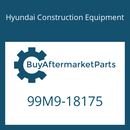 99M9-18175 Hyundai Construction Equipment DECAL-SERVICE INSTRUCTION